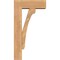 Ekena Millwork Legacy Block Smooth Bracket w/ Offset Brace, Western Red Cedar, 5 1/2"W x 14"D x 26"H BKT0604X14X26LEC05SWR - alternate 3